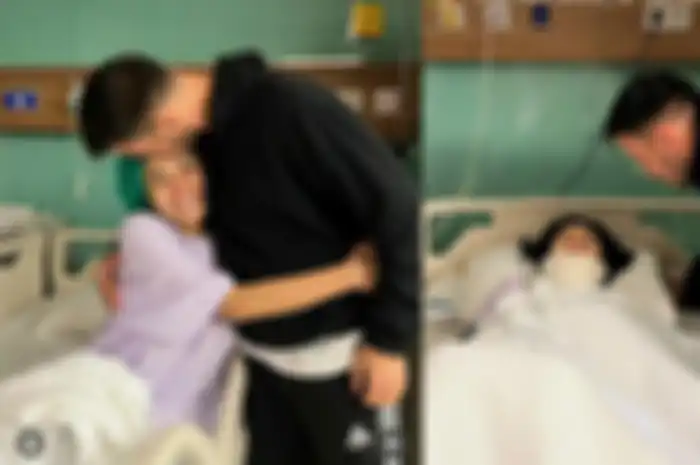 Nikita Mirzani didampingi kekasihnya saat akan menjalani operasi.