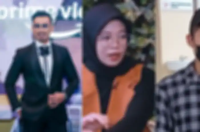 Kolase foto Denny Sumargo, Norma Risma, dan Rozy