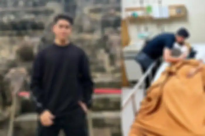 Athalla Naufal temani Venna Melinda di rumah sakit