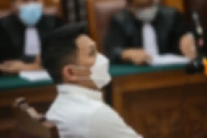 Terdakwa Chuck Putranto menjalani sidang di Pengadilan Negeri (PN) Jakarta Selatan.