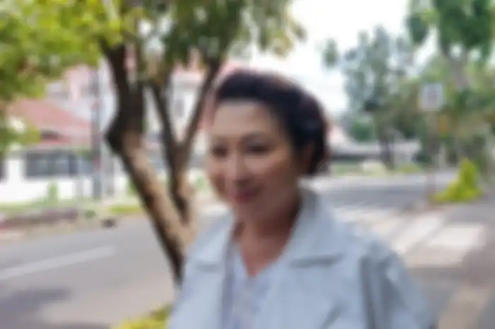 Indy Barends saat ditemui Grid.ID di RS Abdi Waluyo, Jakarta Pusat, Minggu (15/1/2023).