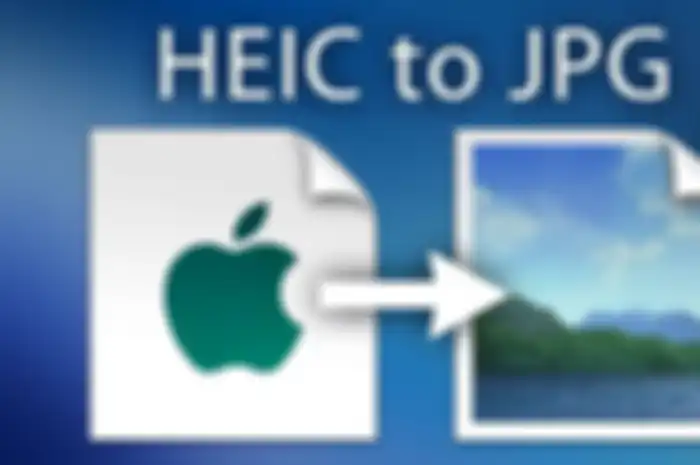 Ilustrasi mengubah format gambar HEIC ke JPG
