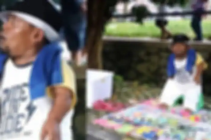 Ucok Baba jualan lato-lato di pinggir jalan, sepi job?