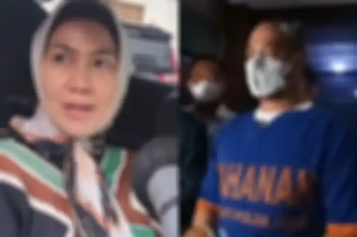 kolase foto Venna Melinda dan Ferry Irawan