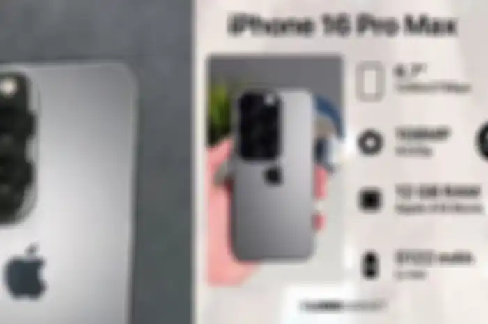 Kolase foto iPhone 16 Pro Max yang viral di TikTok