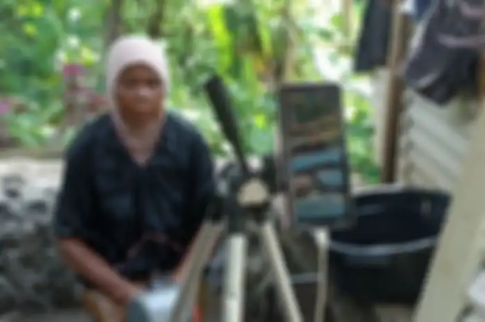 Lokasi pembuatan konten mandi lumpur Live Tiktok.