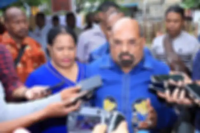 Lukas Enembe dan istrinya Yulce Wenda dalam suatu kesempatan di Kota Jayapura, Papua