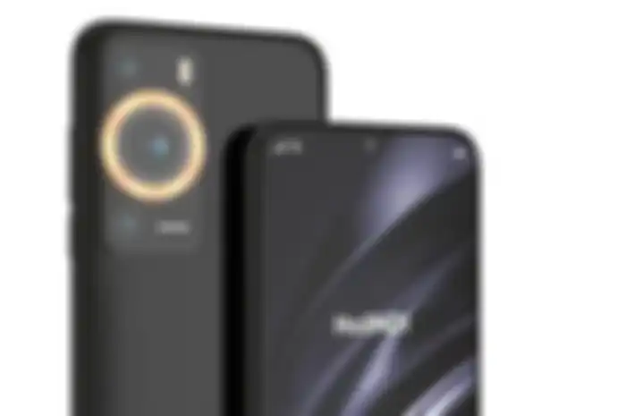 Gambar render Huawei P60 dengan kamera flagship.