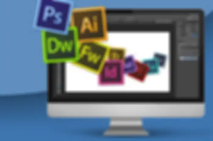 Ilustrasi diskon langganan aplikasi Adobe