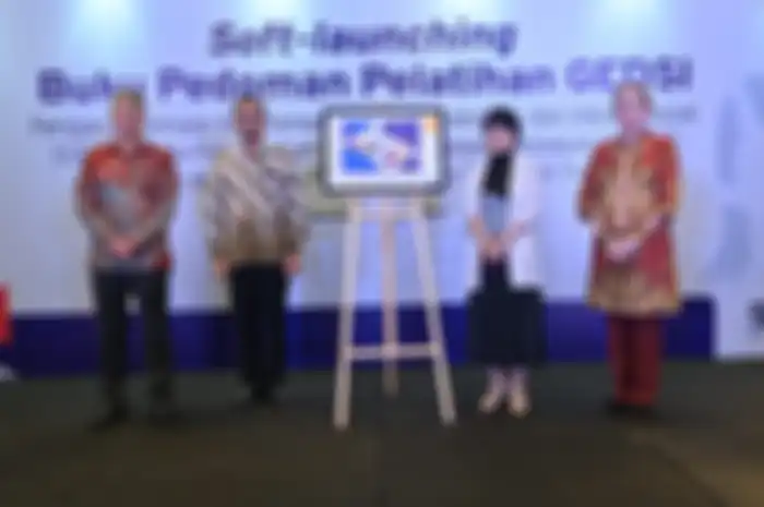 Peluncuran buku panduan dan manual pelatihan 'Pengarusutamaan Kesetaraan Gender, Disabilitas dan Inklusi Sosial (GEDSI) dan Pencegahan dan Penanganan Kekerasan Seksual di Lembaga Pendidikan dan Pelatihan Vokasi' oleh ILO, pada Selasa (24/1/2023) di Thamrin, Jakarta Pusat.