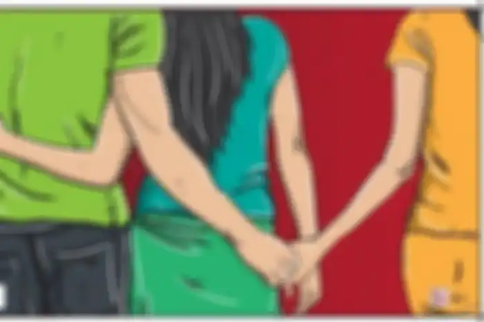 Ilustrasi suami selingkuh ketahuan istri sah.