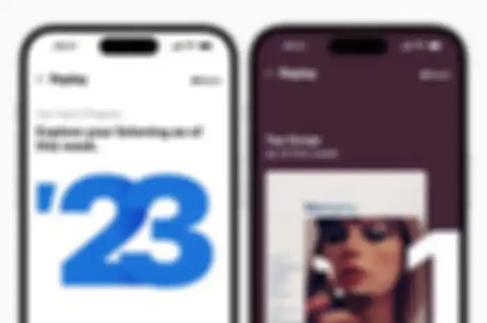 Ilustrasi playlist Replay 2023 di Apple Music