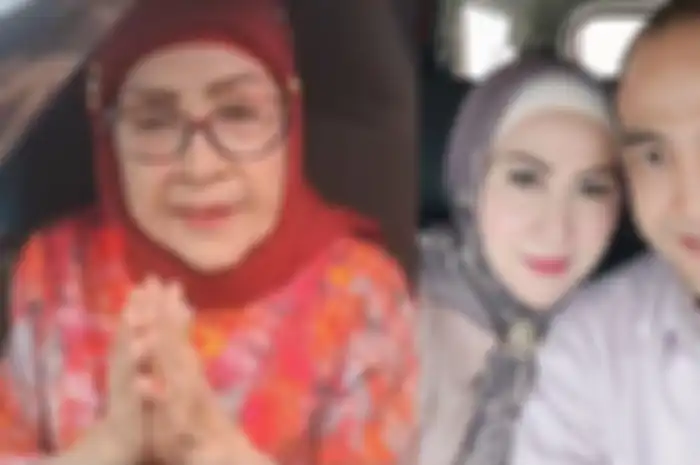 Hariati, ibunda Ferry Irawan (kiri) dan Venna Melinda