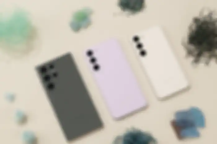 Ilustrasi Samsung Galaxy S23 Series yang menggunakan material daur ulang agar tetap ramah lingkungan.