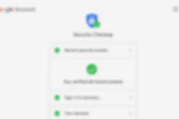 Ilustrasi cek keamanan password di Google Checkup