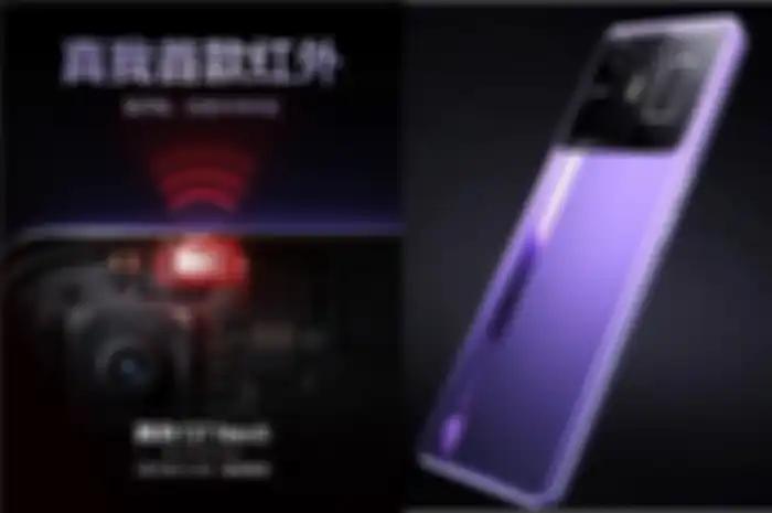 Tampilan desain dan poster IR Blaster Realme GT Neo 5 yang mirip dengan fitur andalan Xiaomi. 