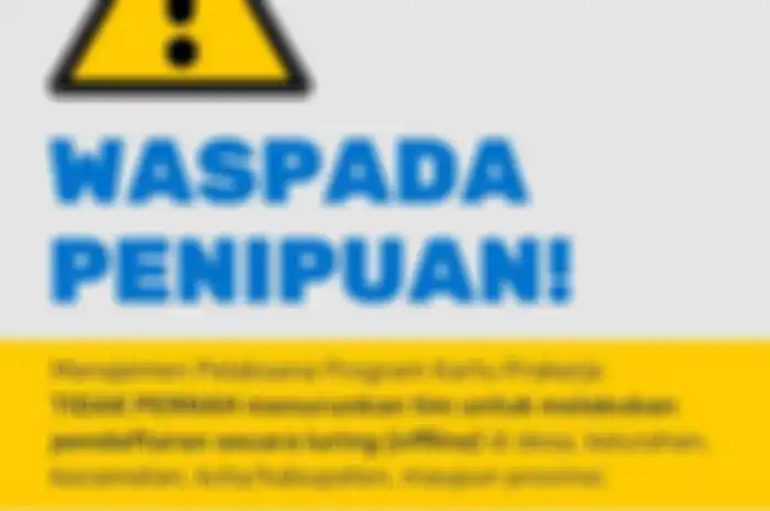 Waspada penipuan Kartu Prakerja 2023