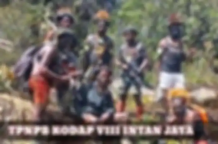 Anggota TPNPB Kodap VIII Intan Jaya. KKB Papua pimpinan  Undius Kogoya menyerang pemilik bengkel di Distrik Sugapa, Senin (30/1/2023)