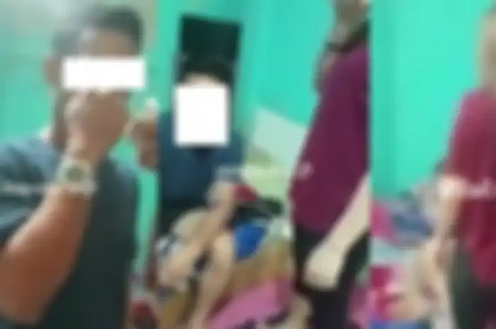 Istri histeris pergoki suami selingkuh di indekos