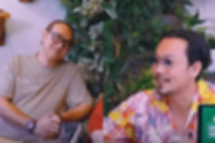 Iyan Sambiran suami Nunung curahkan isi hatinya di depan Denny Sumargo