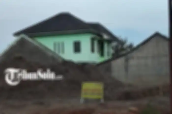 Rumah viral yang berada di antara proyek jalan tol Solo-Yogyakarta 