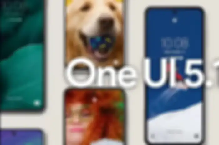 Ilustrasi update One UI 5.1 di HP Samsung.