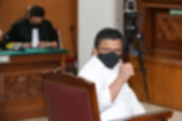 Ferdy Sambo menjalani sidang putusan di Pengadilan Negeri Jakarta Selatan, Senin (13/2/2023).