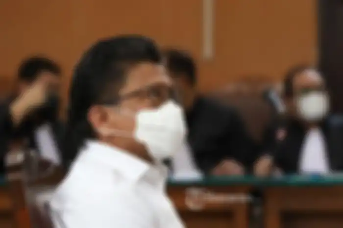 Ferdy Sambo saat menjalani sidang putusan di PN Jakarta Selatan, Senin (13/2/2023).