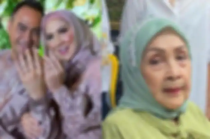 Kolase foto Ferry Irawan dan Venna Melinda (kiri) dengan Hariati (kanan)