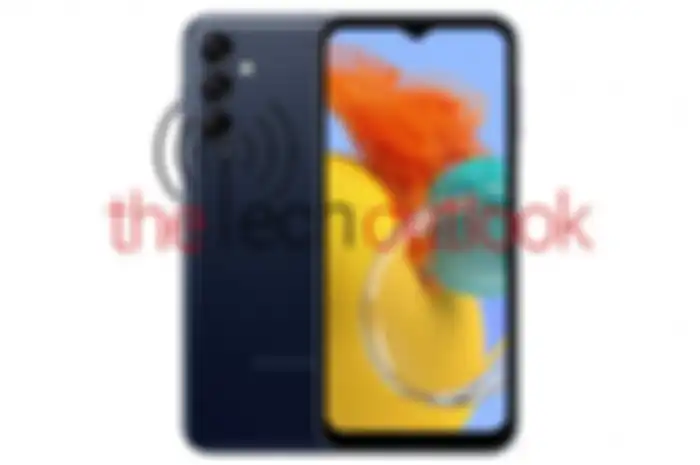 Render desain Samsung Galaxy M14 yang baru saja meraih sertifikasi TKDN.