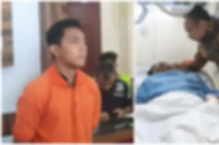 David (17) mengalami kondisi diffuse axonal injury usai menjadi korban penganiayaan Dandy Mario.
