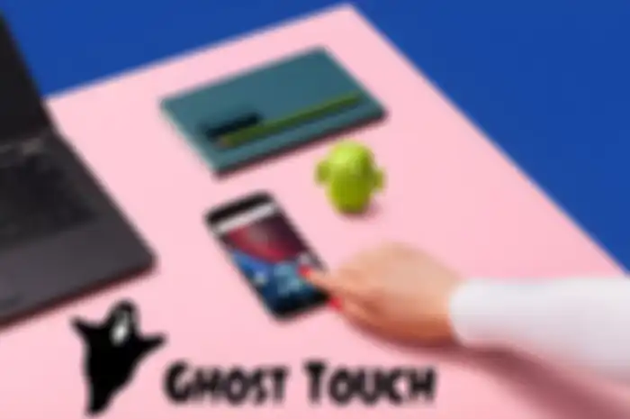 Ilustrasi fenomena ghost touch di hp Xiaomi.