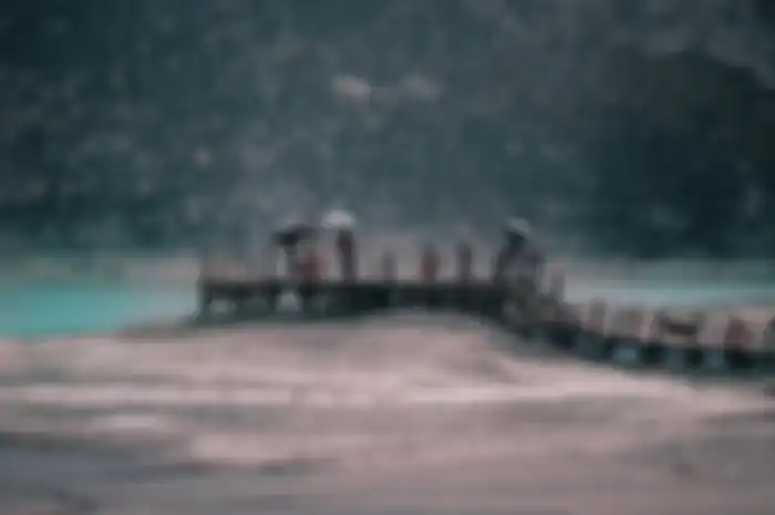 Ngabuburit di Ciwidey tempat wisata andalan Bandung Selatan bisa bikin foto seperti begini.