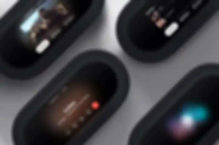 Ilustrasi HomePod touchscreen yang diprediksi akan diluncurkan Apple di tahun 2024.  