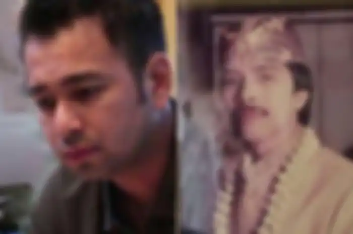 Raffi Ahmad dan mendiang ayahnya