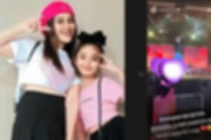 Beruntungnya Bilqis di-notice member BLACKPINK saat nonton konser, dapat kiss dan tanda hati dari Lisa dan Jisoo