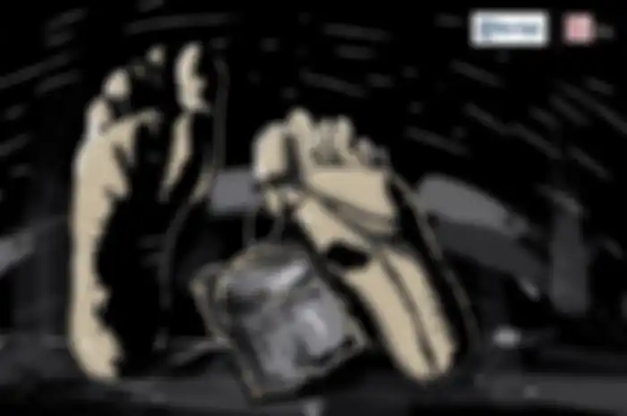 Ilustrasi mayat pasangan kekasih