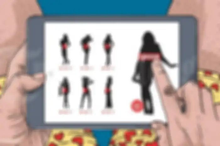 Ilustrasi siswi SMP open BO