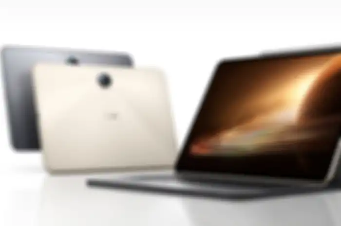 Tampilan body depan dan layar OPPO Pad.