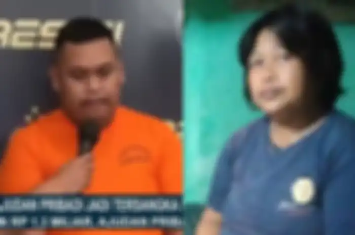 Ibunda selebgram Ajudan Pribadi, Halijah (kanan) tak menyangka jika anaknya menjadi tersangka kasus penipuan dan penggelapan.