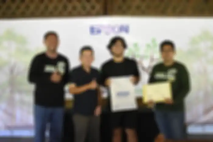 Perwakilan dari PT Epson lndonesia CSR penanaman 6000 bibit pohon dan 250 bibit mangrove di Cibis Nine dan Cibis Park, Cilandak, Jakarta. (18-19/3/2023)
