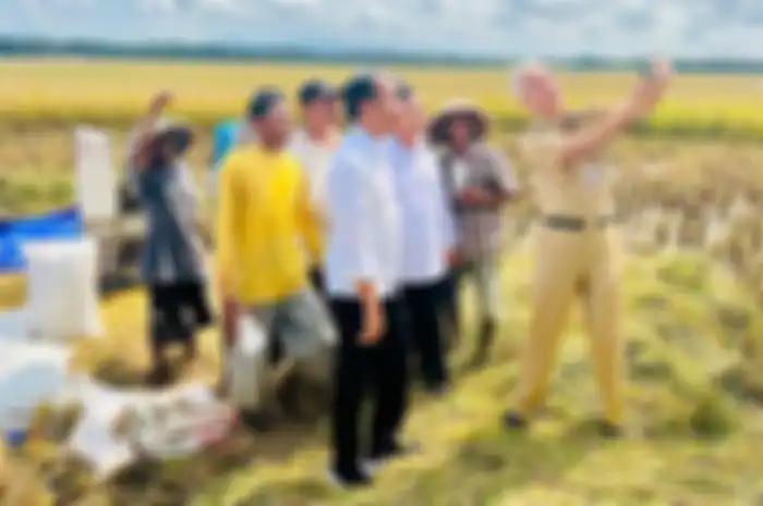Jokowi, Prabowo Subianto, dan Ganjar Pranowo