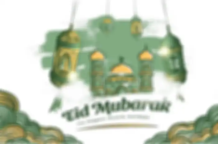 Ilustrasi lebaran.