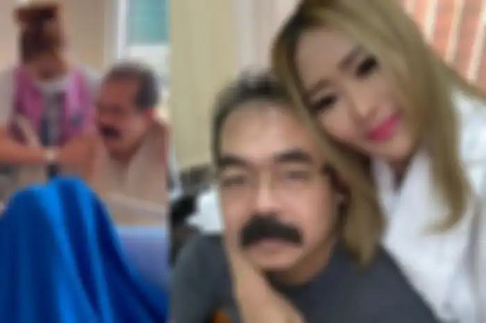 Inul Daratista dan Adam Suseno jenguk David Ozora.