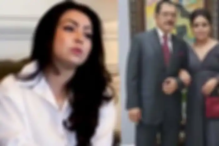 Kolase foto Mayangsari dan suaminya, Bambang Trihatmodjo. 