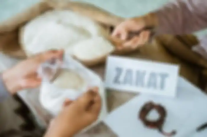 Ilustrasi zakat fitrah 2023