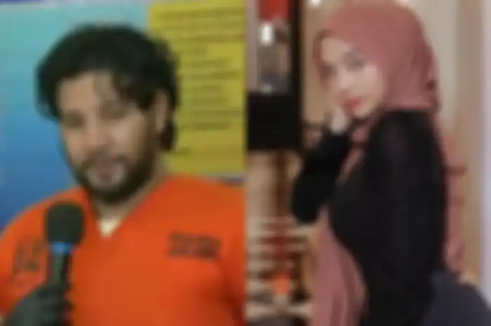 Kolase foto Ammar Zoni - Tiktoker Oklin Fia