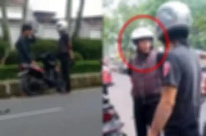 Insiden pemukulan pemotor Honda BeAT di Jalan Raya Sangkuriang sedang ditangani polisi.