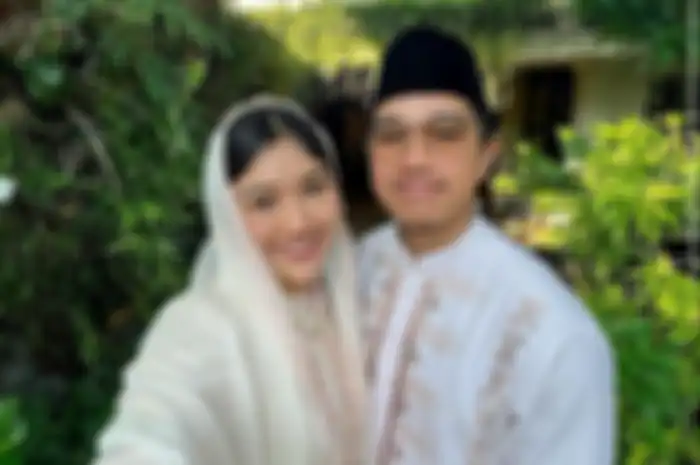 Erina Gudono dan Kaesang Pangarep lebaran