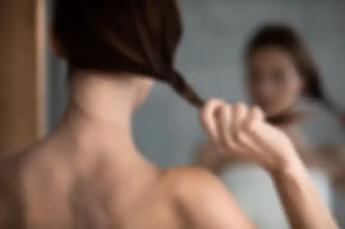 Potongan rambut tipis